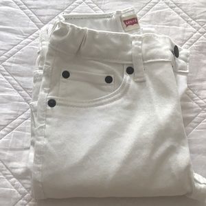 Boys white Levi’s. Excellent condition.